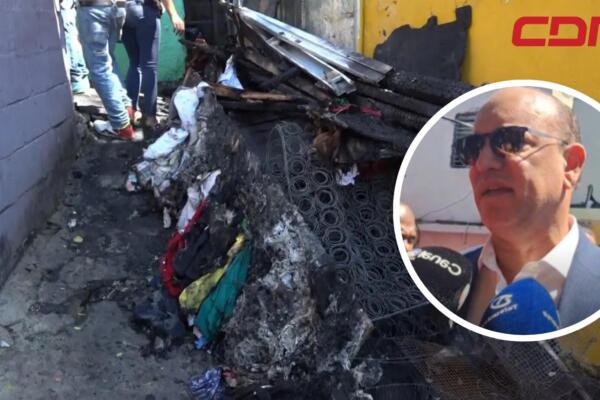 Incendio en Los Platanitos de Santiago