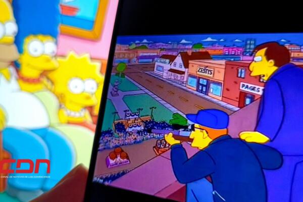 El productor ejecutivo y 'showrunner' de Los Simpsons, Matt Selman, explicó el método que ha utilizado la serie animada para acertar en predicciones a lo largo de sus más de 700 episodios. Foto: CDN Digital 