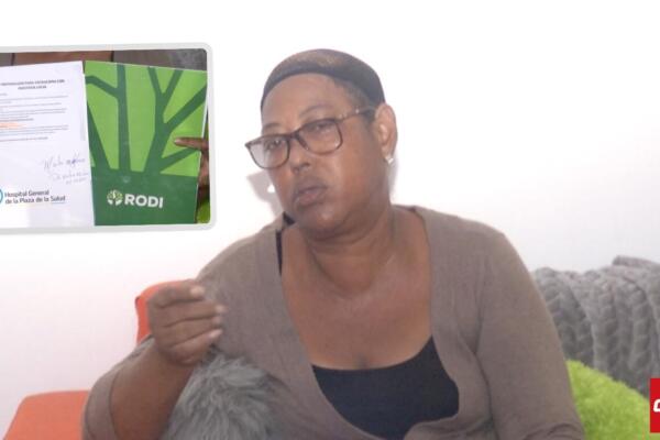 Rosa Aleida Reyes, de 54 años, reside en Enriquillo de Herrera en Santo Domingo Oeste y padece de cáncer de cérvix desde el año 2010.