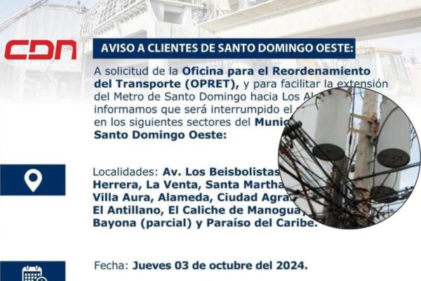 Suspenden energía eléctrica en SDO. 