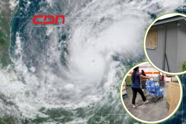 El huracán Milton, que perdió fuerza a primera hora del martes y pasó a ser categoría 4. Foto: CDN Digital 