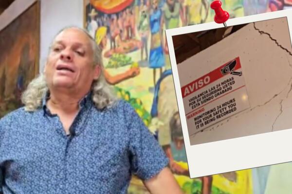Dionisio Peralta, artista y miembro del patronato, además de ser uno de los fundadores