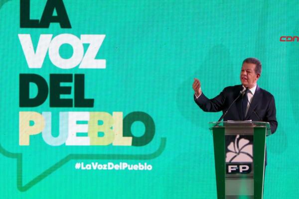 Leonel Fernández, presidente del partido Fuerza del Pueblo. (foto, fuente externa)