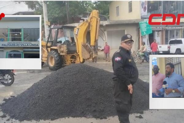En los últimos días las autoridades de la junta municipal trabajan en algunas zonas, colocando asfaltos y acondicionando las vías. Foto: CDN Digital 