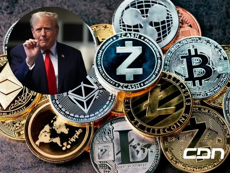 Proyecto de criptomonedas de Trump arranca con bajas ventas y fallos en web