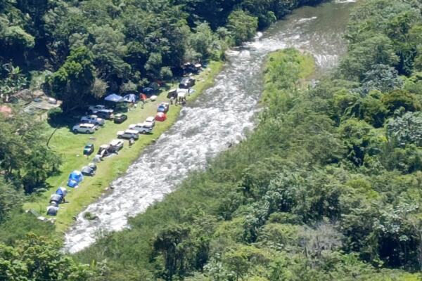 En Mata Grande, comunidad de San José de las Matas, ocurre un grave crimen a la naturaleza, exactamente en aguas del río Bao.