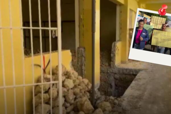 La Asociación de Padres, Madres y Amigos de la Escuela lideró la protesta, exigiendo una solución rápida
