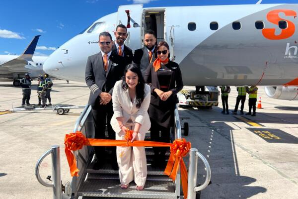 Sky High Dominicana celebra vuelo inaugural de su nueva ruta Santo Domingo-Aguadilla