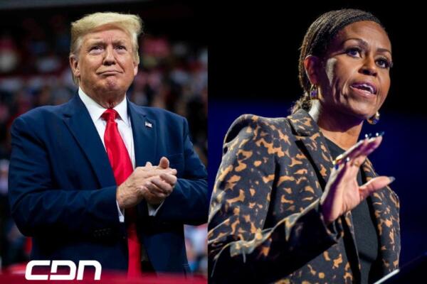 Donald Trump y Michelle Obama. CDN digital