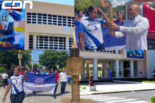 Antorcha Juegos Tony Barreiro en Pedernales 