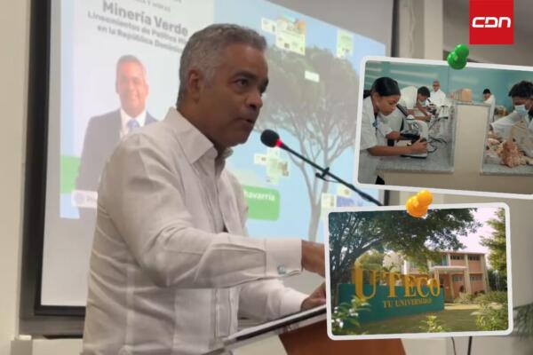 En la Uteco el ministro de Energía y Minas, Joel Santos, anunció que buscará incrementar el apoyo del Gobierno a esta academia.