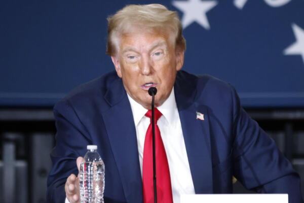 Fotografía del expresidente de Estados Unidos Donald Trump. 