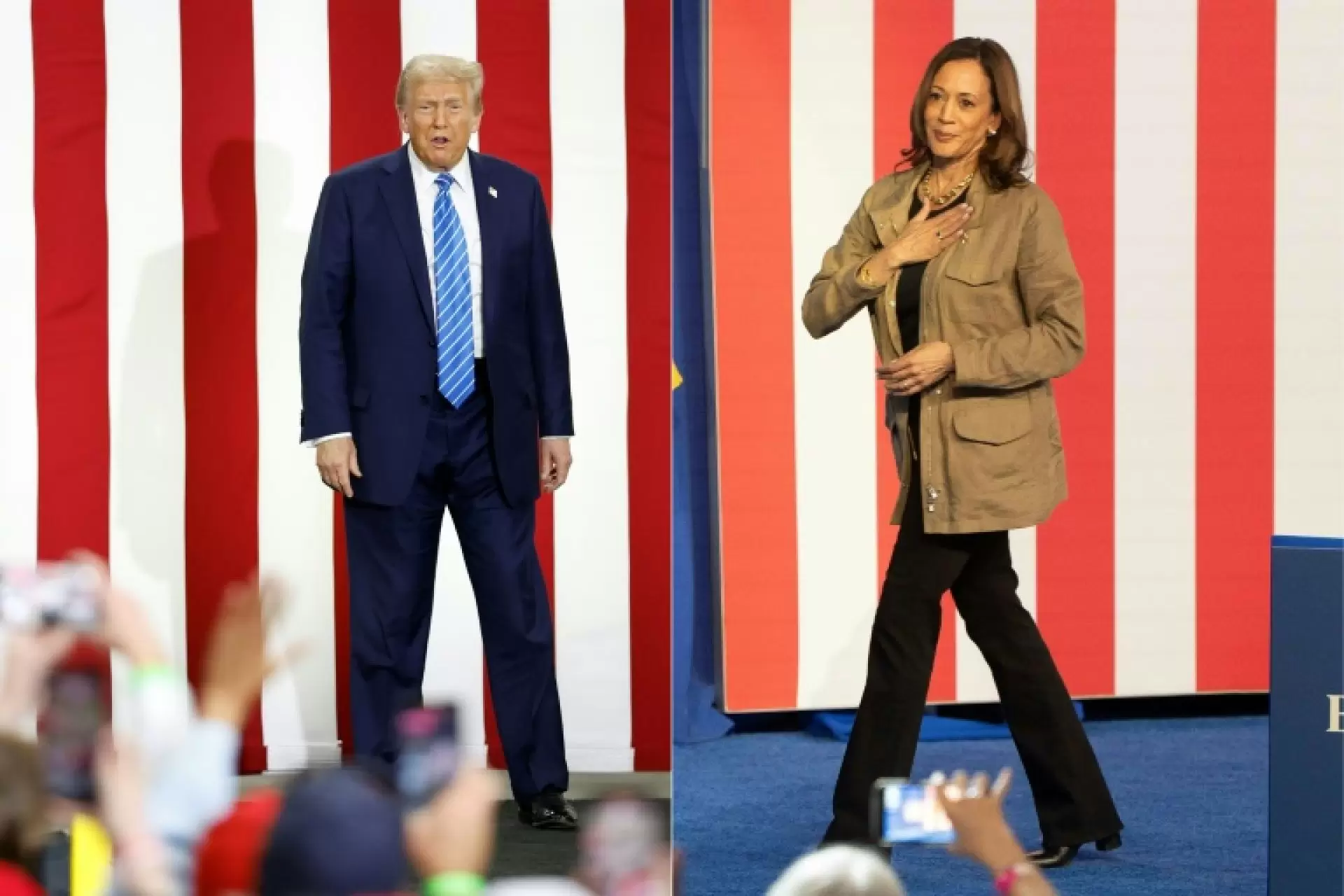 Harris y Trump centran su atención en latinos y migración a días de las elecciones