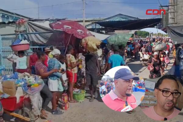 Comerciantes dominicanos  expresan su satisfacción por la continuidad de las actividades comerciales. Foto: Fuente externa 