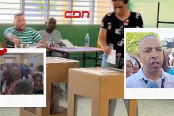 En medio de disturbios y la masiva asistencia de maestros se desarrolla el proceso eleccionario en las provincias Monseñor Nouel y Sánchez Ramírez. Foto: Fuente externa 