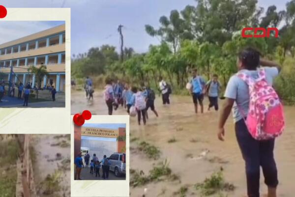 Los estudiantes pasaron las de Caín para salir del plantel escolar. 