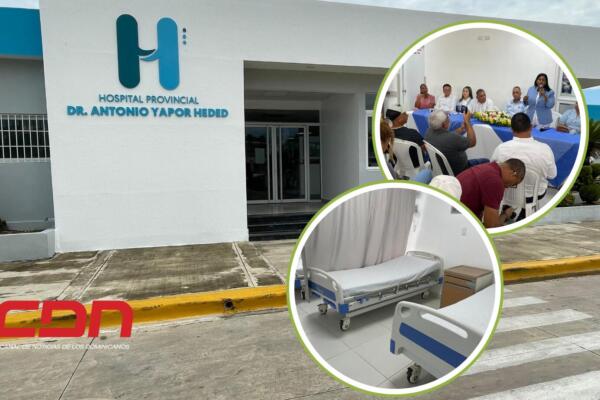 Entregan área de internamiento y emergencia del hospital provincial Antonio Yapor Heded de Nagua. Foto: CDN Digital 