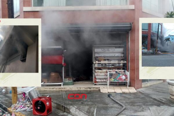 El incendio, además consumió el almacén de una veterinaria y dejó pérdidas millonarias. Foto: CDN Digital 