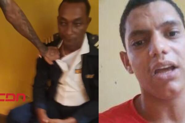 Eduardo de la Rosa, vigilante secuestrado por reos. 