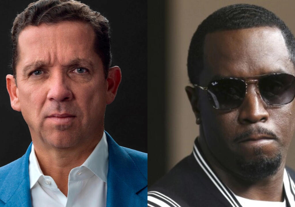 Tony Buzbee (izq.) representa a las 120 presuntas nuevas víctimas de Puff Daddy