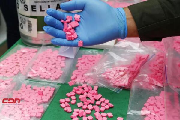 DNCD incauta 4,000 gramos de cocaína rosa.(foto, fuente externa)