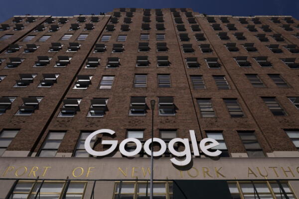 Fotografía de archivo que muestra una vista de las oficinas de Google en Nueva York, EE.UU