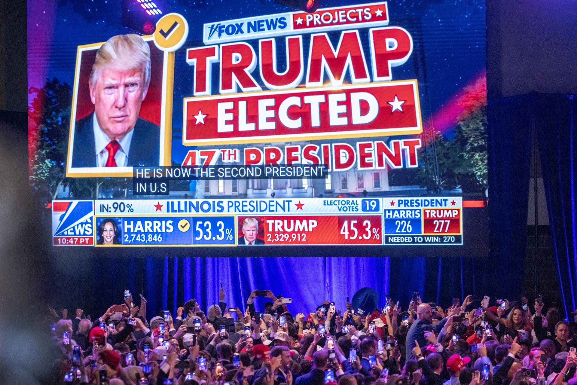 Líderes de formaciones y gobiernos ultraderechistas internacionales hicieron suya este miércoles la victoria del republicano Donald Trump.
