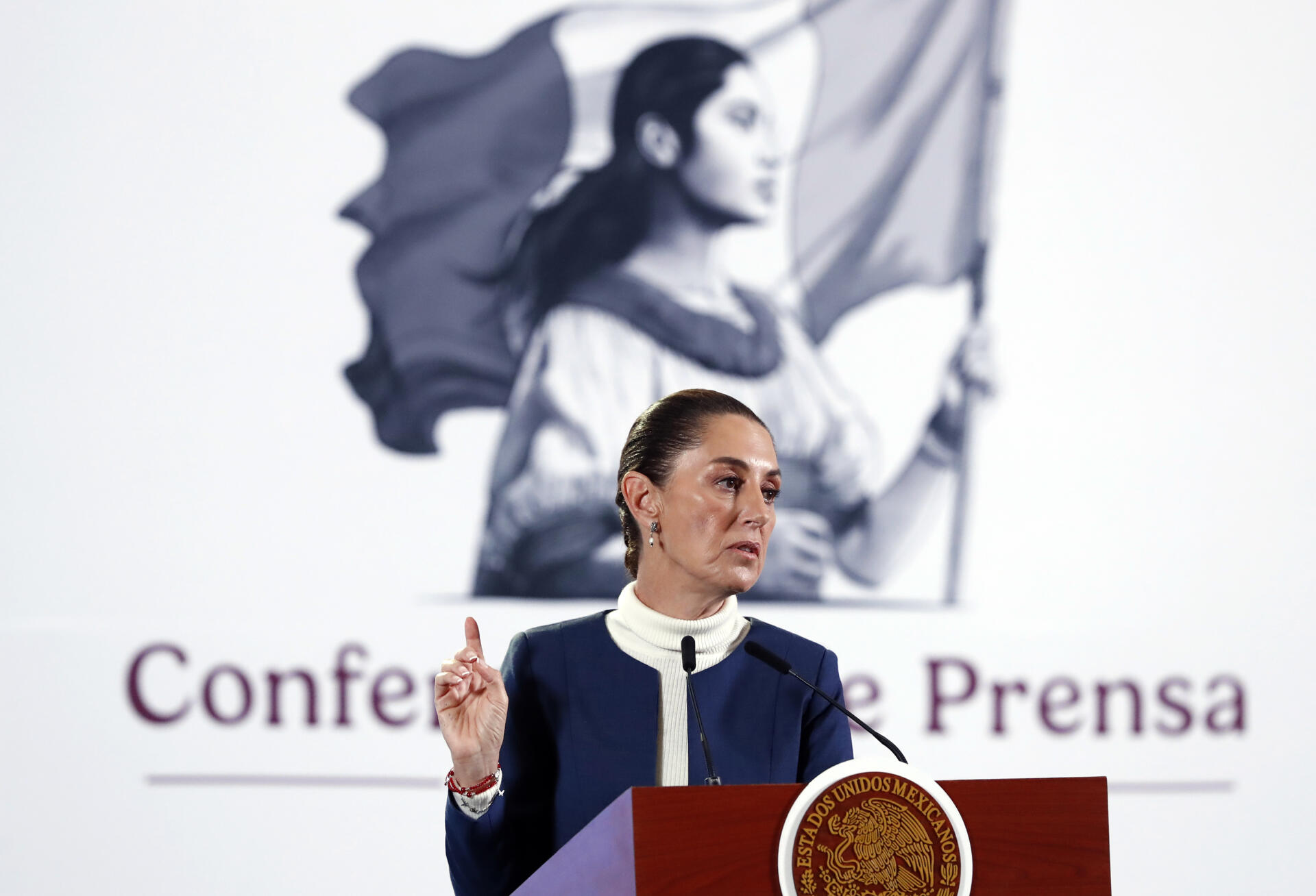 La presidenta de México, Claudia Sheinbaum,