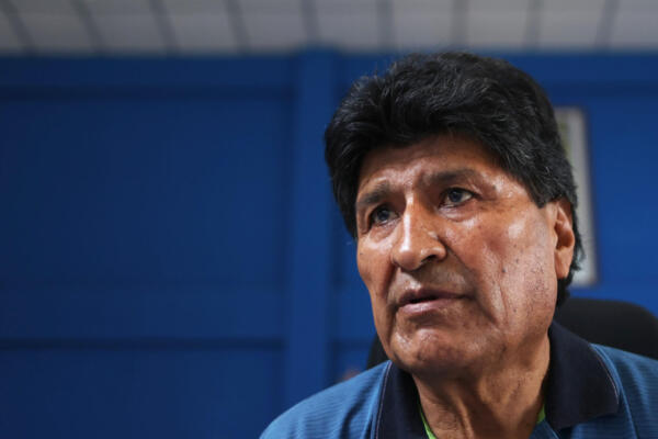 Fotografía del expresidente boliviano Evo Morales 