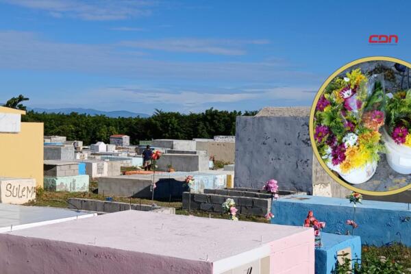 La afluencia de visitantes al Cementerio Municipal Américo Melo este sábado, Día de los Fieles Difuntos, fue notablemente baja 