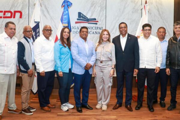 Junior Santos, alcalde del municipio Los Alcarrizos y nuevo presidente de la Gran Mancomunidad de Santo Domingo.