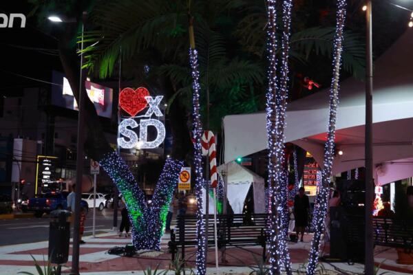 Encendido de luces en Santo Domingo. Foto; fuente externa
