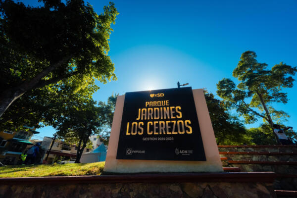 Es el décimo parque remozado por el Banco Popular y el ADN