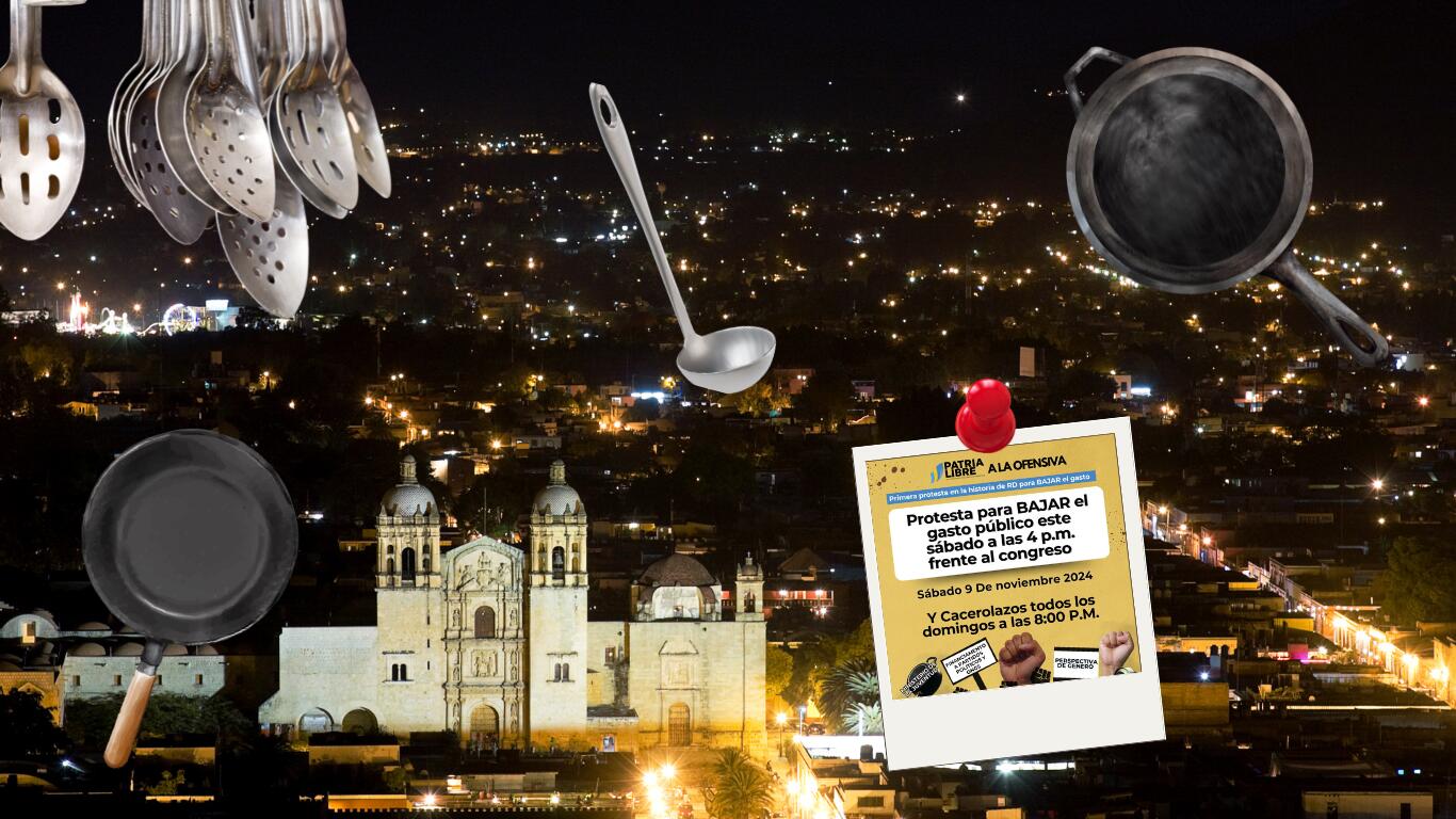La noche de este pasado domingo volvieron a escucharse cacerolazos en varios sectores del Distrito Nacional, organizado por Patria Libre.