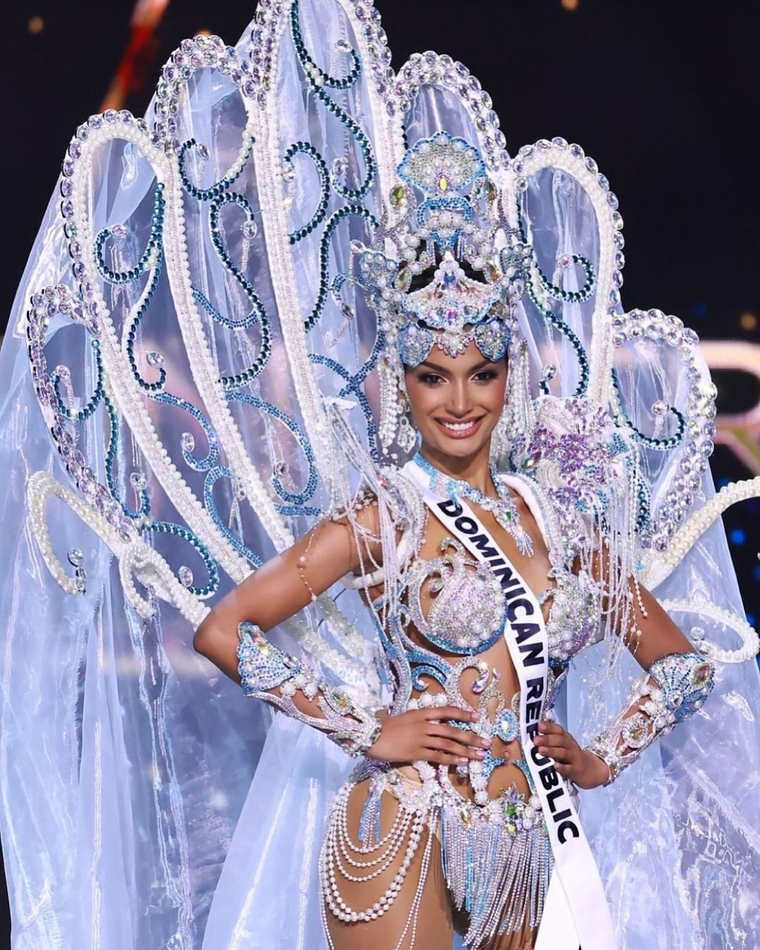Celinee Santos, la representante de la República Dominicana en el certamen de Miss Universo