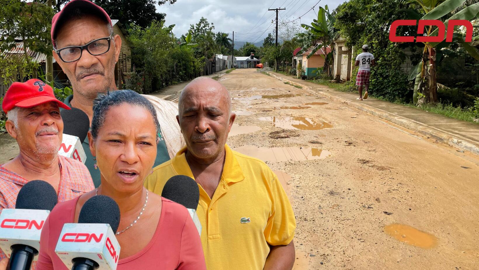 Comunitarios en Nagua claman por reparación urgente de carretera