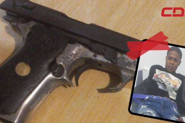 Presunto delincuente herido durante enfrentamiento con agentes de la policía.