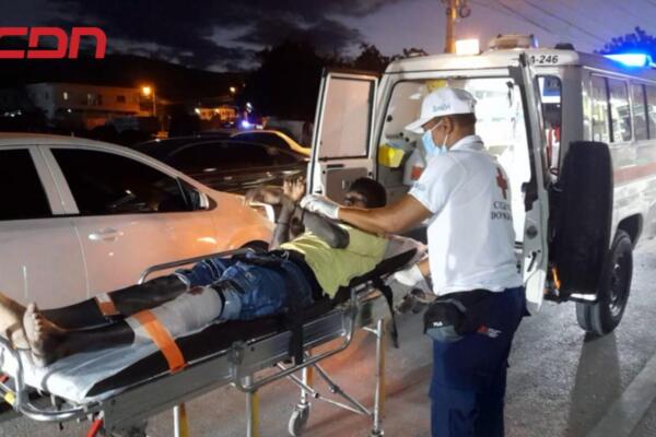 Nacional herido tras sufrir accidente de tránsito en Barahona.