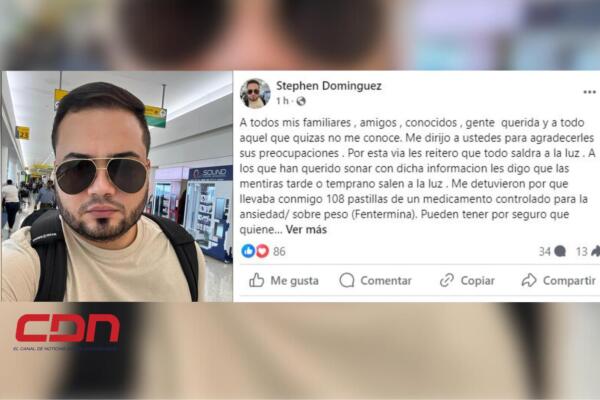 Empleado de PromeseCal responde a falsas acusaciones tras ser detenido con medicamento controlado en EE.UU.