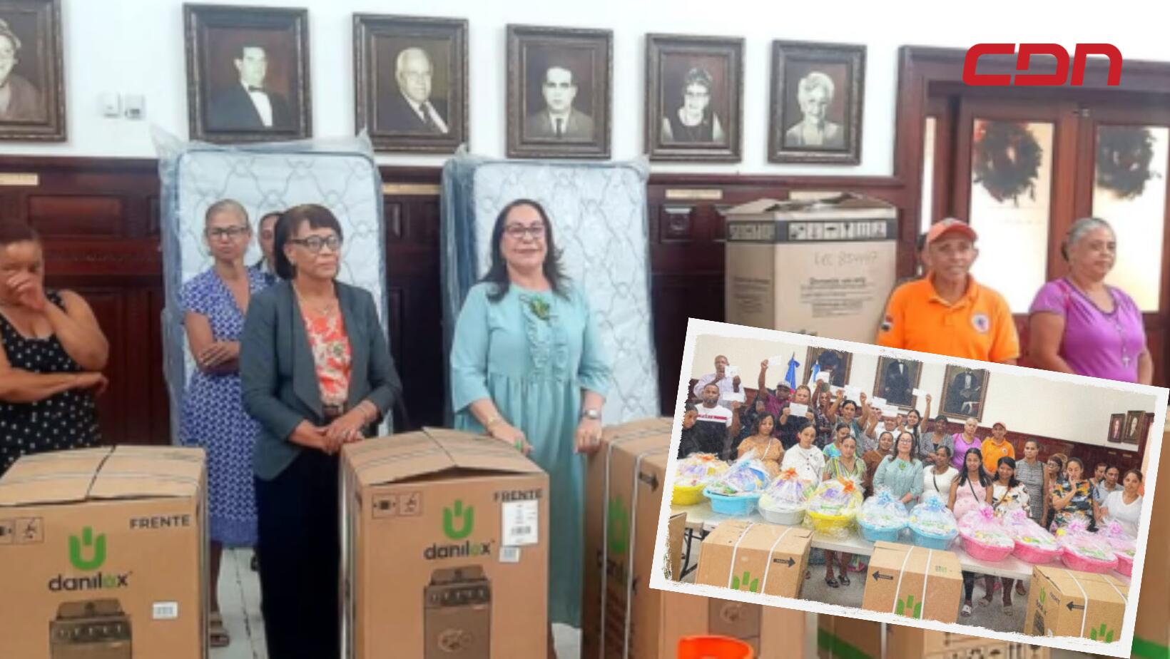 Entregan ayuda a embarazadas y personas de escasos recursos económicos en Santiago