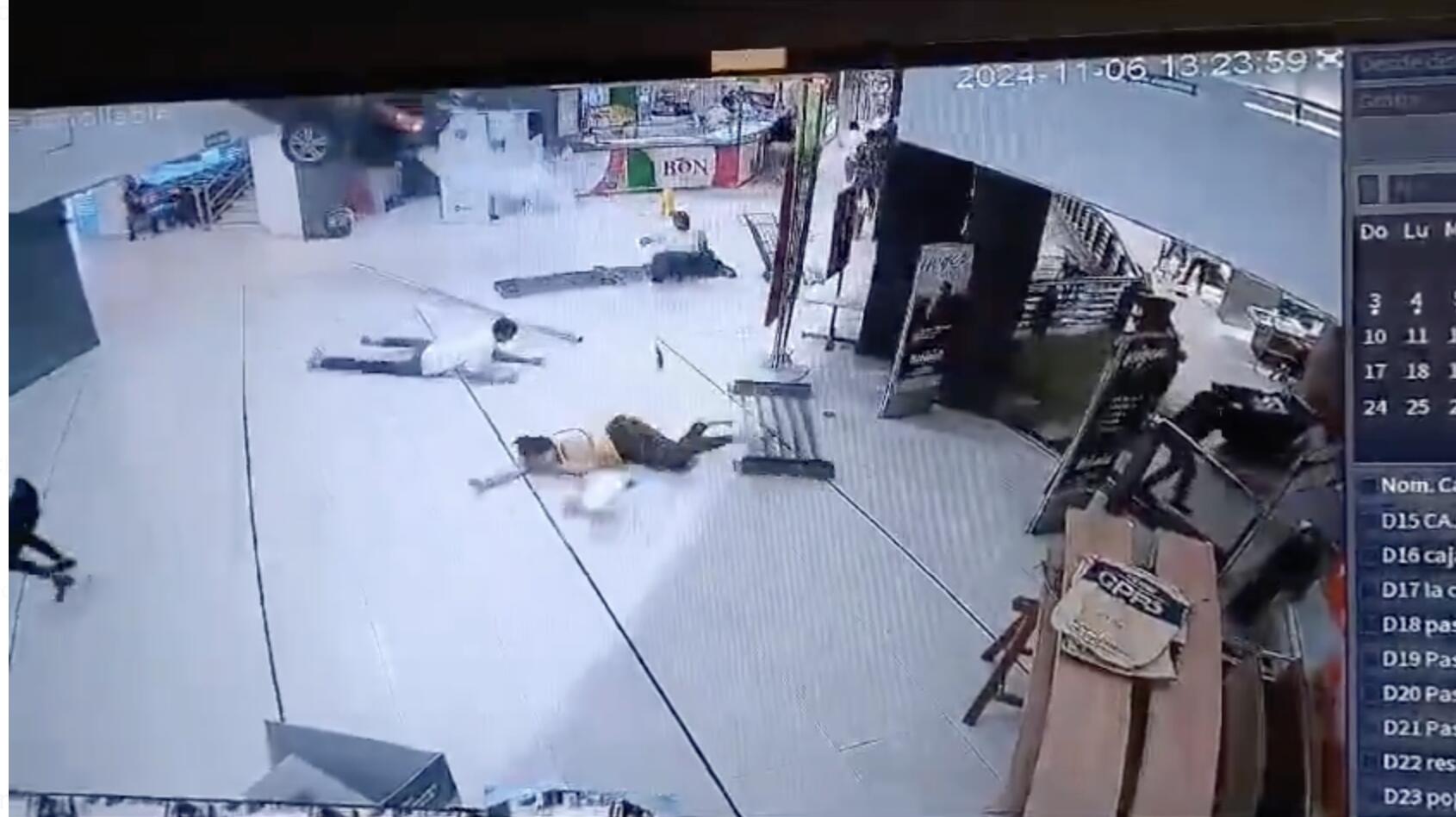 Conozca los heridos del accidente en Supermercado Nacional
