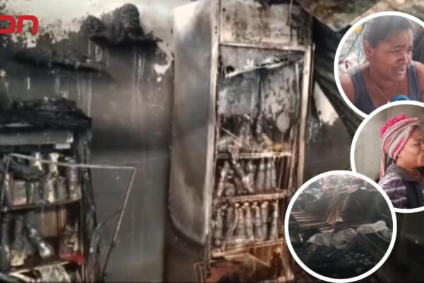 Incendio registrado en mercado binacional de Dajabón deja cuantiosas pérdidas a comerciantes. 