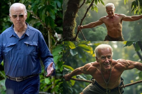 Inesperado paseo de Biden por la selva amazónica desata una ola de memes en redes sociales