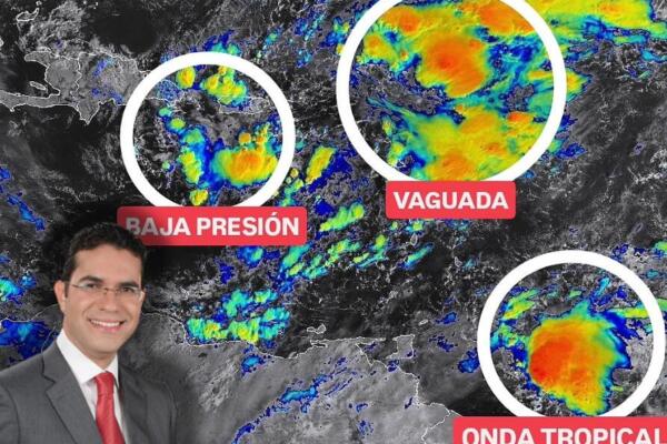 Jean Suriel advierte sobre intensas lluvias e inundaciones por combinación de varios fenómenos atmosféricos