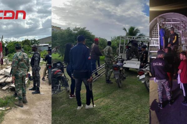 los agentes de la DGM trabajaron conjuntamente con miembros del Ejército, la Fuerza Aérea, la Armada de República Dominicana, la Policía Nacional y el CIUTRAN.