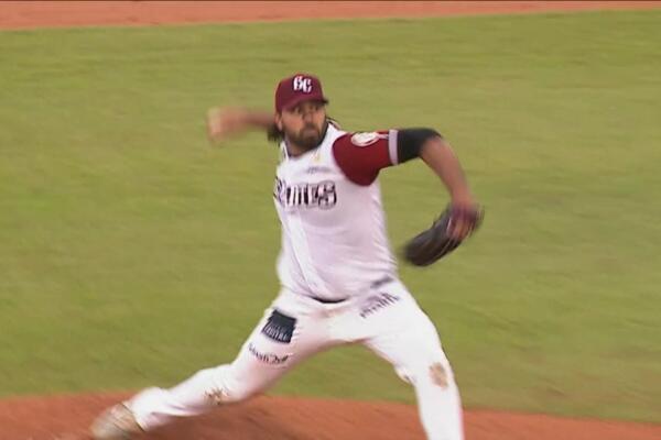 Nabil Crismatt, lanzador abridor de los Gigantes del Cibao