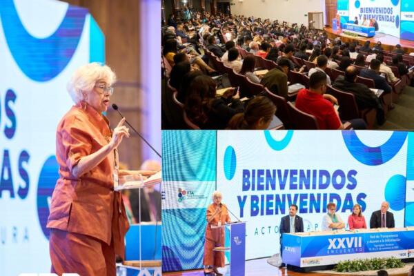 Milagros Ortiz Bosch en el séptimo encuentro de la RTA 