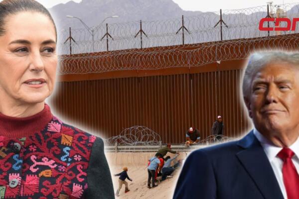 Presidenta de México, Claudia Sheinbaum, desmiente apoyo al cierre fronterizo propuesto por Trump