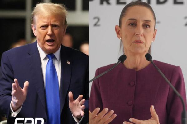 Donald Trump y presidenta de México Sheinbaum 