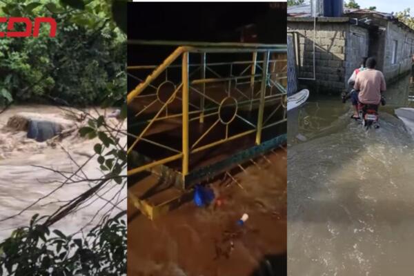 Miles de viviendas afectadas en diferentes localidades de las provincias Espaillat y Puerto Plata.
